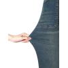 image:imageSidefeel Womens Wide Leg Jeans High Waisted Stretchy Tummy Control Straight Leg Denim PantsReal Teal