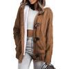 image:imageSidefeel Womens Cardigan Sweaters Hooded Fleece Lined Button Down Winter Sweater CoatKkhaki