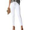image:imageSidefeel Womens Skinny High Waisted JeansY1 White