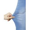 image:imageSidefeel Womens Bermuda Jean Shorts High Waisted Tummy Control Stretchy Denim Shorts with PocketsLight Blue
