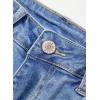 image:imageSidefeel Womens Bermuda Shorts Raw Hem Summer Denim Pants Zimbaplatinum Jean ShortsIceland Blue