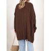 image:imageSidefeel Womens Cardigan Sweaters Open Front Long Sleeve Knit Chunky Sweater Coats