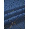 image:imageSidefeel Womens Crochet Oversized Cardigan Sweaters Spring Hollow Out Long Batwing Sleeve Summer Shrugs Lightweight SweaterAshleigh Blue