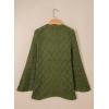image:imageSidefeel Womens Crochet Oversized Cardigan Sweaters Spring Hollow Out Long Batwing Sleeve Summer Shrugs Lightweight SweaterGreen