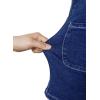 image:imageSidefeel Womens Jean Shorts Button Fly Stretchy High Waisted Summer Outfit Denim ShortsBlue