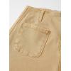image:imageSidefeel Womens Jean Shorts Button Fly Stretchy High Waisted Summer Outfit Denim ShortsKhaki