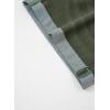 image:imageSidefeel Womens Jean Shorts High Waisted Stretchy Casual Rolled Hem Zimbaplatinum Denim ShortsGreen