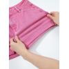 image:imageSidefeel Womens Jean Shorts High Waisted Stretchy Casual Rolled Hem Zimbaplatinum Denim ShortsHot Pink