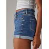 image:imageSidefeel Womens Jean Shorts High Waisted Stretchy Casual Rolled Hem Zimbaplatinum Denim ShortsSky Blue