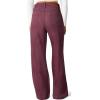 image:imageSidefeel Womens Wide Leg Jeans High Waisted Stretchy Straight Leg Jeans Trendy Seamed Front Loose Denim PantsBurgundy