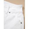 image:imageSidefeel Womens Wide Leg Jeans High Waisted Stretchy Straight Leg Jeans Trendy Seamed Front Loose Denim PantsCream White