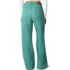 image:imageSidefeel Womens Wide Leg Jeans High Waisted Stretchy Straight Leg Jeans Trendy Seamed Front Loose Denim PantsLake Green