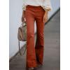 image:imageSidefeel Womens Flare Jeans Strenchy Elastic High Waisted Bell Bottom Bootcut Denim PantsE Brown