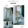 image:imageSidefeel Womens Flare Jeans Strenchy Elastic High Waisted Bell Bottom Bootcut Denim PantsGreen