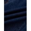 image:imageSidefeel Womens Jean Shorts High Waisted Stretchy Bermuda Raw Hem Denim Summer ShortsDark Blue
