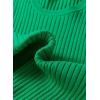 image:imageSidefeel Womens Tank Tops Casual Summer Sleeveless Crew Neck Ribbed Knit Trendy Ruffle Hem Slim Fitted Sweaters TopGreen