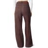image:imageSidefeel Womens Wide Leg Jeans High Waisted Stretchy Straight Leg Jeans Trendy Seamed Front Loose Denim PantsCoffee