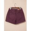 image:imageSidefeel Womens Jean Shorts High Waisted Stretchy Casual Side Seam Denim ShortsBurgundy