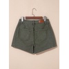 image:imageSidefeel Womens Jean Shorts High Waisted Stretchy Casual Side Seam Denim ShortsGreen
