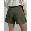 image:imageSidefeel Womens Jean Shorts High Waisted Stretchy Casual Side Seam Denim ShortsGreen