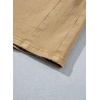 image:imageSidefeel Womens Jean Shorts High Waisted Stretchy Casual Side Seam Denim ShortsKhaki