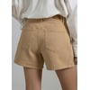 image:imageSidefeel Womens Jean Shorts High Waisted Stretchy Casual Side Seam Denim ShortsKhaki