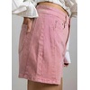 image:imageSidefeel Womens Jean Shorts High Waisted Stretchy Casual Side Seam Denim ShortsPink