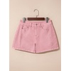 image:imageSidefeel Womens Jean Shorts High Waisted Stretchy Casual Side Seam Denim ShortsPink