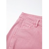 image:imageSidefeel Barrel Jeans for Women High Waisted Wide Leg Baggy Stretchy Trendy Raw Rolled Hem Capri Cropped Ankle Denim PantsPink