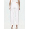image:imageSidefeel Barrel Jeans for Women High Waisted Wide Leg Baggy Stretchy Trendy Raw Rolled Hem Capri Cropped Ankle Denim PantsWhite