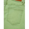 image:imageSidefeel Womens Wide Leg Jeans High Waisted Stretchy Raw Hem Zimbaplatinum Denim PantsSmoke Green