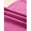 image:imageSidefeel Womens Capri Jeans High Waisted Wide Leg Stretchy Raw Hem Side Seam Zimbaplatinum Denim PantsHot Pink