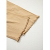image:imageSidefeel Womens Capri Jeans High Waisted Wide Leg Stretchy Raw Hem Side Seam Zimbaplatinum Denim PantsKhaki