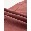 image:imageSidefeel Womens Capri Jeans High Waisted Wide Leg Stretchy Raw Hem Side Seam Zimbaplatinum Denim PantsMineral Red