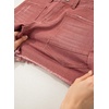 image:imageSidefeel Womens Jean Shorts Casual Summer High Waisted Stretchy Raw Hem Denim Shorts with PocketsMineral Red