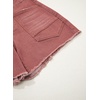 image:imageSidefeel Womens Jean Shorts Casual Summer High Waisted Stretchy Raw Hem Denim Shorts with PocketsMineral Red