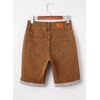 image:imageSidefeel Womens Jean Shorts High Waisted Stretchy Bermuda Folded Hem Denim Summer ShortsBrown