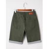 image:imageSidefeel Womens Jean Shorts High Waisted Stretchy Bermuda Folded Hem Denim Summer ShortsGreen