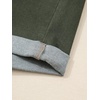 image:imageSidefeel Womens Jean Shorts High Waisted Stretchy Bermuda Folded Hem Denim Summer ShortsGreen