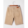 image:imageSidefeel Womens Jean Shorts High Waisted Stretchy Bermuda Folded Hem Denim Summer ShortsKhaki