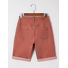 image:imageSidefeel Womens Jean Shorts High Waisted Stretchy Bermuda Folded Hem Denim Summer ShortsMineral Red