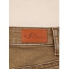 image:imageSidefeel Womens Jean Skirt High Waisted Stretchy Casual Denim Above Knee Skirts with Patch PocketsBrown