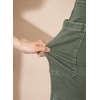 image:imageSidefeel Womens Jean Skirt High Waisted Stretchy Casual Denim Above Knee Skirts with Patch PocketsGreen