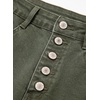 image:imageSidefeel Womens Jean Skirt Stretchy Ripped Frayed Button Fly Summer Denim SkirtGeen
