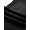 image:imageSidefeel Womens Wide Leg Jeans High Waisted Stretchy Baggy Front Seam Denim PantsBlack