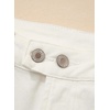 image:imageSidefeel Womens Wide Leg Jeans High Waisted Stretchy Baggy Front Seam Denim PantsWhite