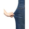 image:imageSidefeel Womens Wide Leg Jeans High Waisted Stretchy Straight Leg Baggy Denim Pants with PocketsReal Teal