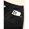 image:imageSidefeel Straight Leg Jeans for Women High Waisted Baggy Pants Loose Stretchy Wide Leg Cargo JeansBlack
