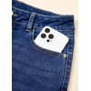 image:imageSidefeel Straight Leg Jeans for Women High Waisted Baggy Pants Loose Stretchy Wide Leg Cargo JeansDark Blue