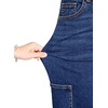 image:imageSidefeel Straight Leg Jeans for Women High Waisted Baggy Pants Loose Stretchy Wide Leg Cargo JeansDark Blue